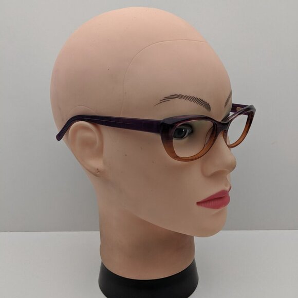 🕶️Cole Haan Plum Rose Horn CH1003 Eyeglasses 50/16/130 | ALH645🕶️ - Picture 10 of 10